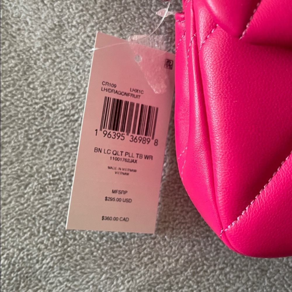 Pink Quilted tabby Crossbody Bag coach - Picture 2 of 3